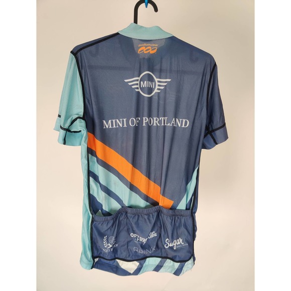 (V) Podium Wear Women cycling jersey sport sz L USA made Ladies Auxiliary - Picture 5 of 7